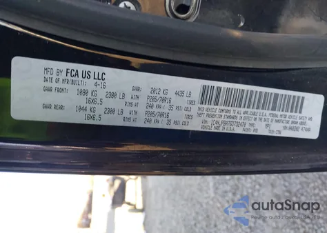 2016 Jeep Patriot Sport from USA, damaged, VIN 1C4NJPBA7GD732470